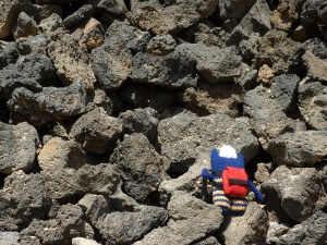 Beastie Climbing Lava